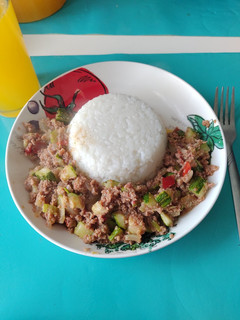 Una foto de Zapallo italiano con carne molida