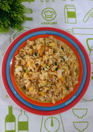Foto resep Nasi Goreng Daun Bawang