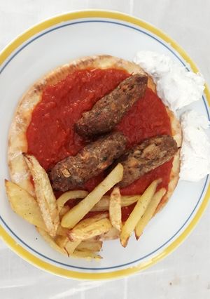 Φωτογραφία της συνταγής Σουτζουκάκια με σάλτσα πιπεριάς