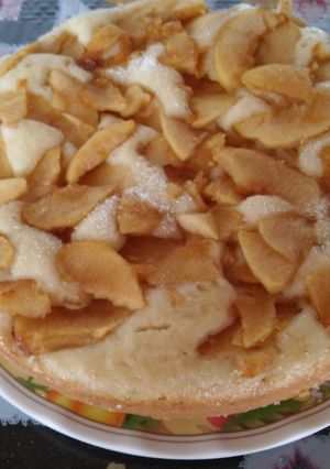 Una foto de Torta en 3 Pasos de Manzana