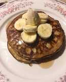 Pancakes de avena y plátano