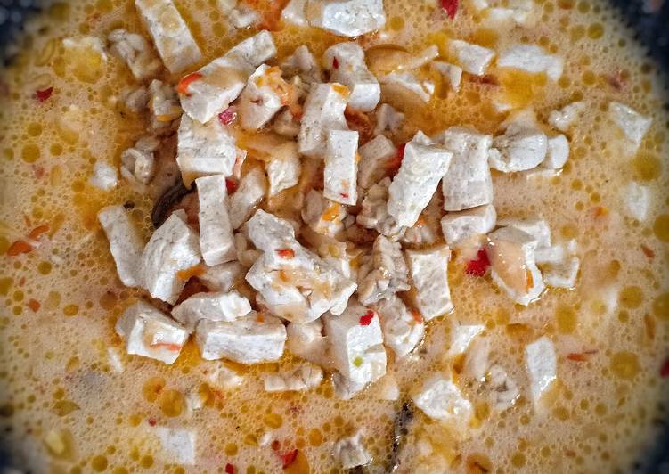 Tahu Tempe Santan Pedas