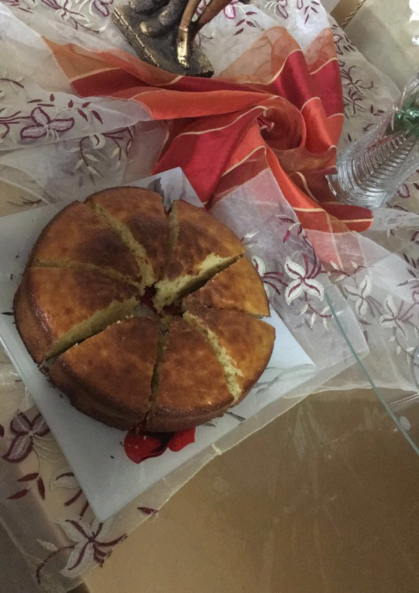 عکسی از دستور کیک هل و گلاب