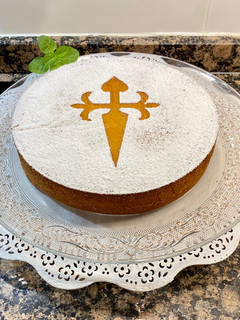 Una foto de Tarta de Santiago