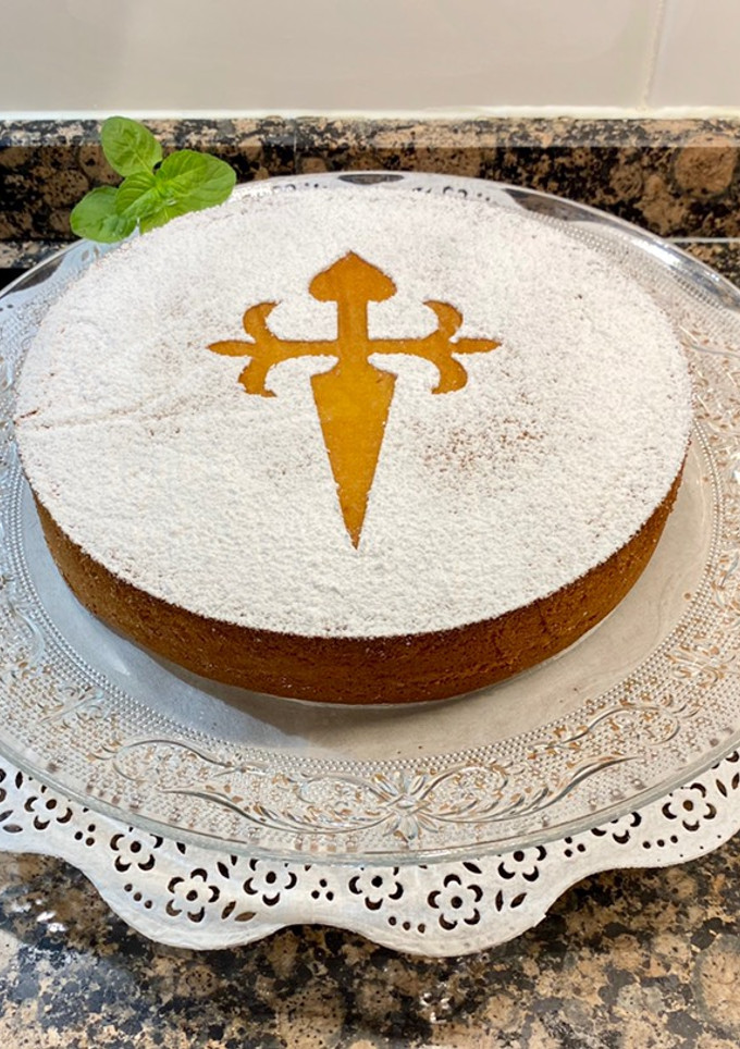 Una foto de Tarta de Santiago