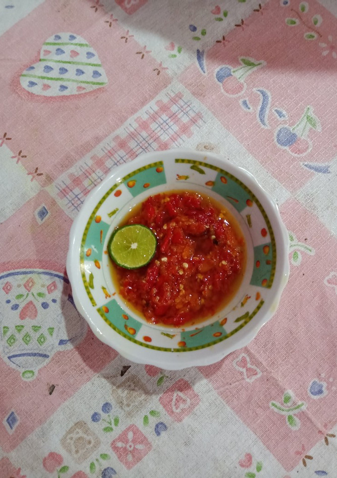 Foto resep Sambel mentah