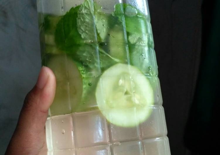 Cara menyajikan Infused water montimint , Menggugah Selera