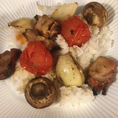 A picture of Shish Ka-bob.