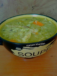 عکسی از دستور سوپ جعفری