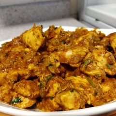 A picture of Chicken masala fry.