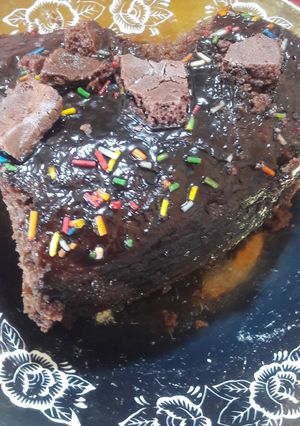 صورة لوصفة كيك بالكاكو 🙈😋