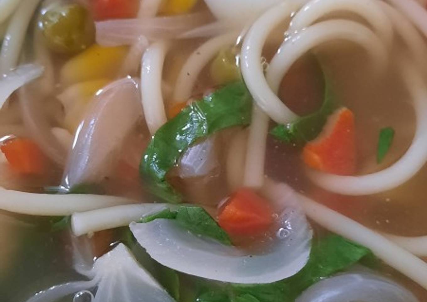 Veg noodle soup my style