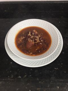 Una foto de Habichuelas con arroz