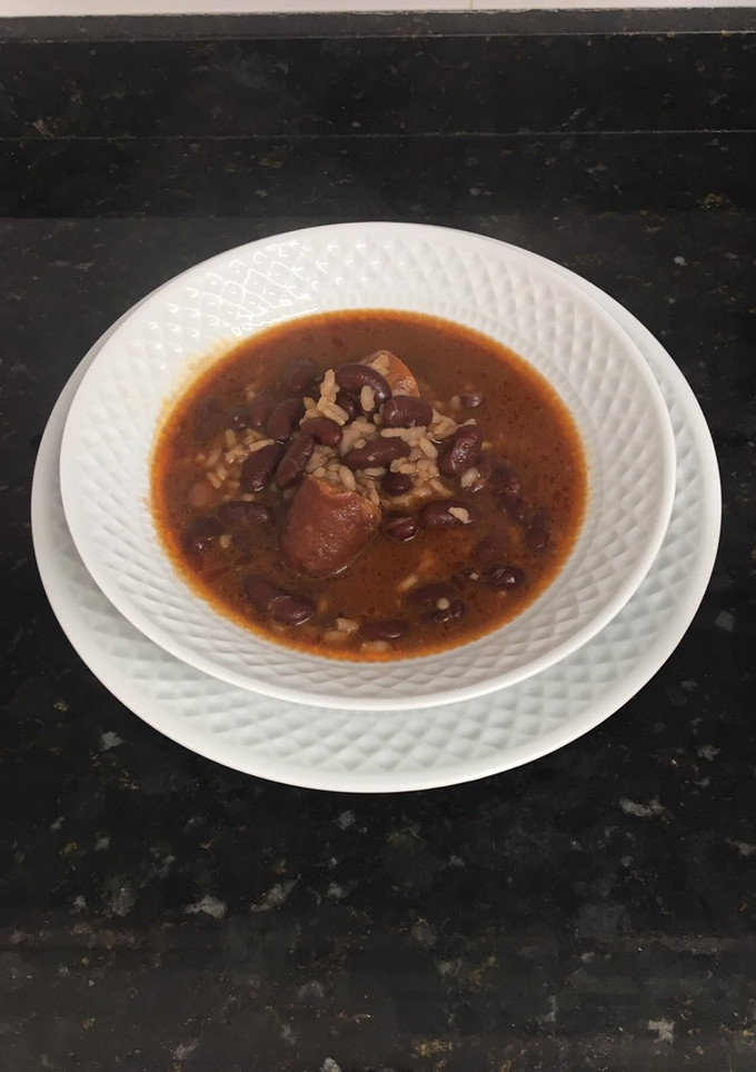 Una foto de Habichuelas con arroz
