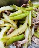 Su su xào thịt bò