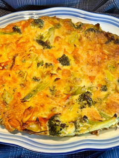 Una foto de Flan de verduras sin gluten