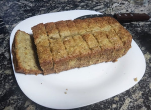 Una foto de Budín de Banana
