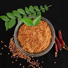 A picture of Dry Horse Gram chutney.