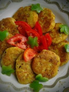 عکسی از دستور کوکو با سبزی های خشک شده