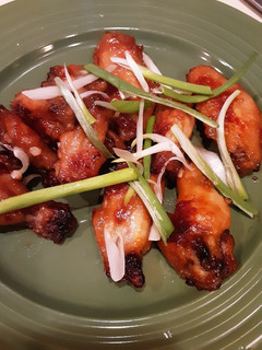A picture of Orange Ginger Chicken wings.