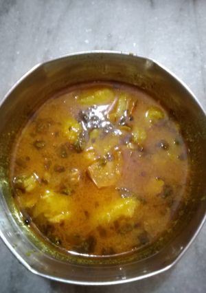 A picture of Arbi curry.