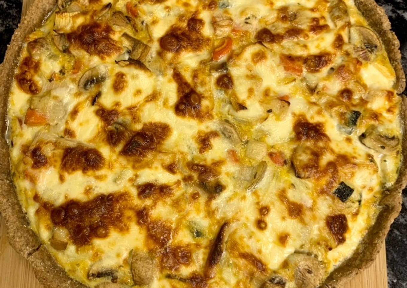 Tarta de verduras al horno