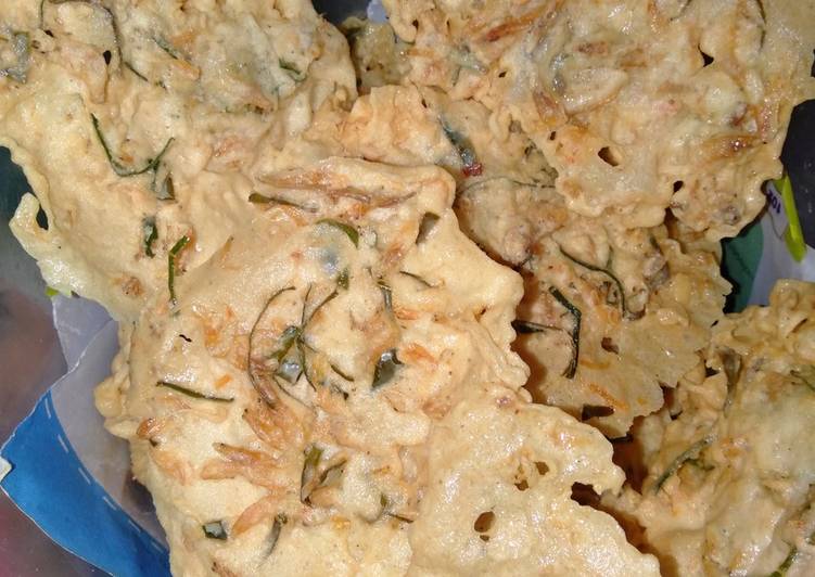 Resep Peyek udang ebi renyah Anti Gagal