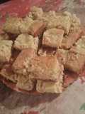 Cuadraditos de crema pastelera