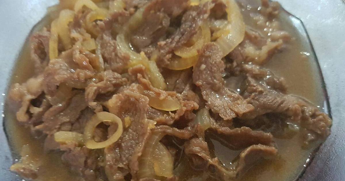 Resep Gyudon ala Yoshinoya oleh Mrs r Koeswoyo - Cookpad