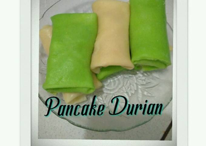 Pancake Durian mudah