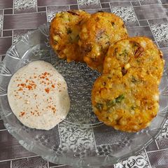 Sabudana vada (fasting recipe) A picture of Sabudana vada (fasting recipe).