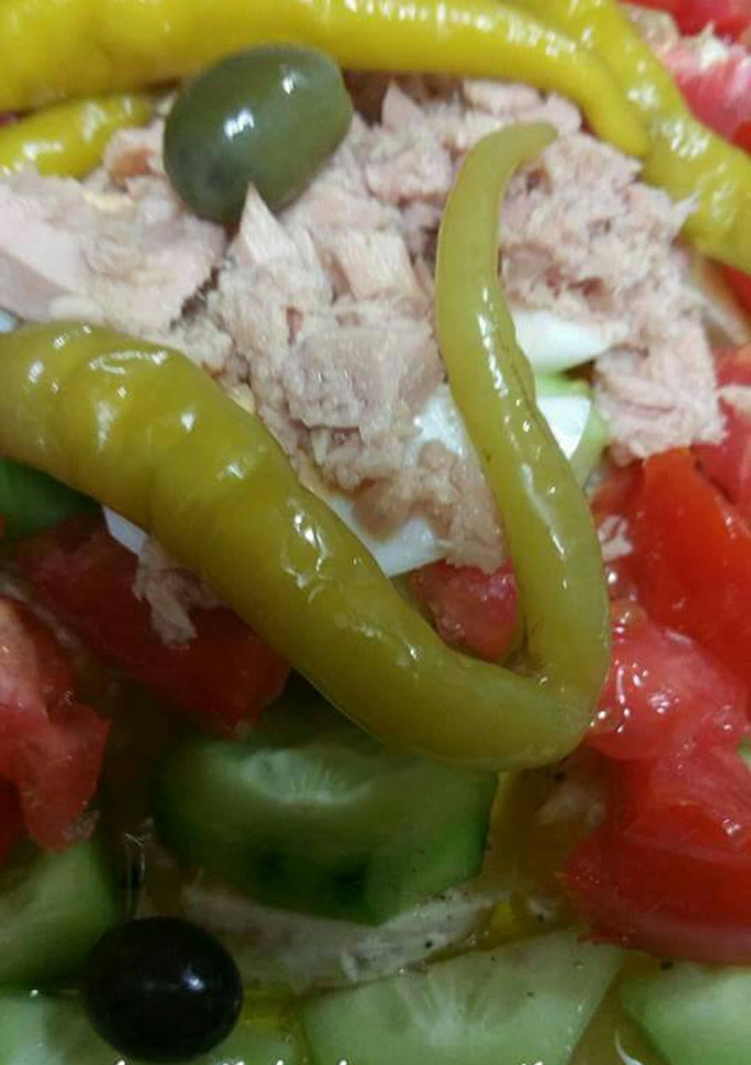 Una foto de Ensalada de Piparras