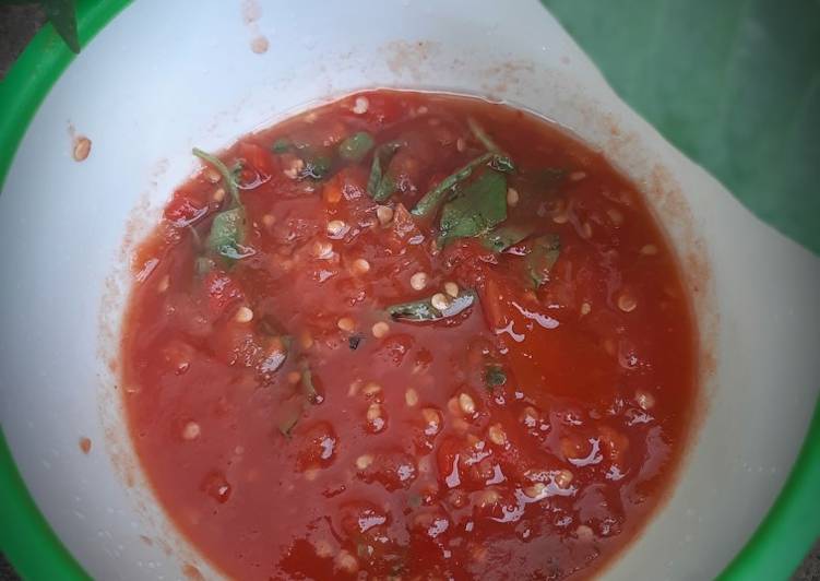 Resep Sambal Tomat Kemangi Yang Lezat