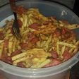 Salchipapa a mi estilo