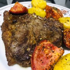 A picture of Pan-Fried T-Bone Steak.