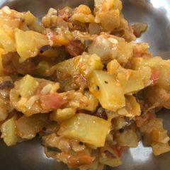 A picture of Kaddu ki sabji.