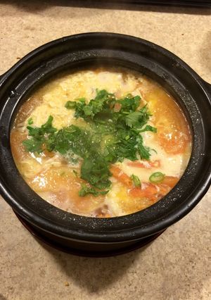Hình của món Canh trứng cà chua!.
