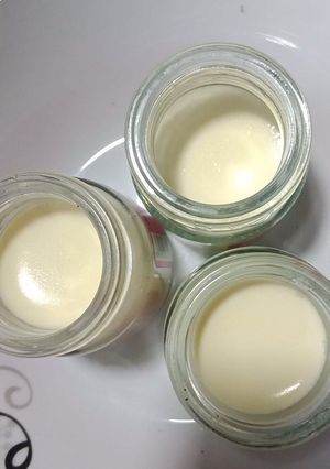 Hình của món Flan Làm từ sữa mẹ.