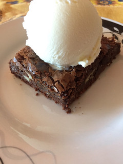 Una foto de Brownie de chocolate
