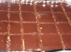 Foto principal de Tarta de galletas con moka sin huevo