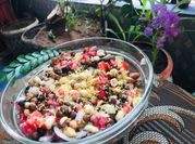A picture of chana peanut chaat