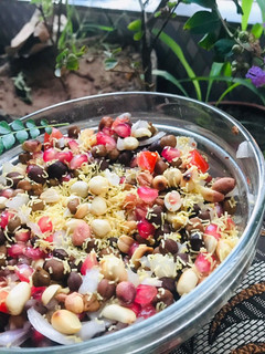 A picture of Chana Peanut Chaat.