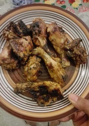A picture of Grilled chicken(barbeque).