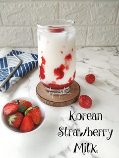 Foto resep Korean Strawberry Milk
