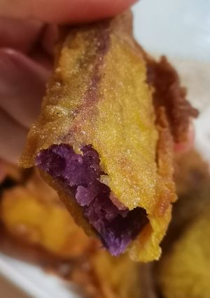 Gambar Cucur keledek @ Keledek goreng