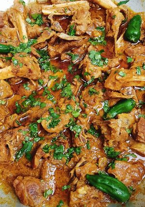 A picture of Mutton Karahi 🥘🥘.