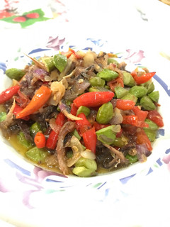 Foto resep Sambal Pete Ikan Asin