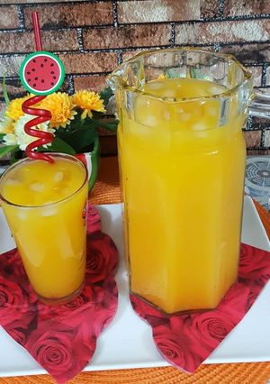 صورة لوصفة عصير برتقال 🍊🍋🥕
