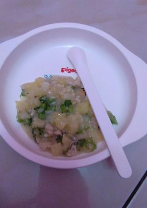 Foto resep Potato chicken with cheese