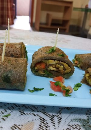 A picture of Suji Potato Bites /Rolls.
